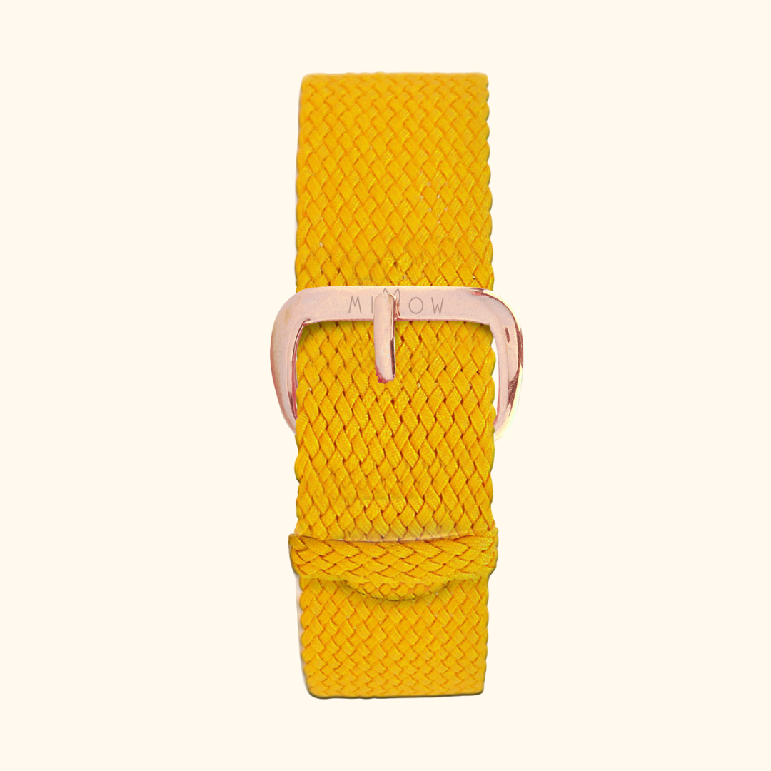 Yellow Perlon strap
